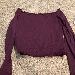 Hollister off the shoulder long sleeve